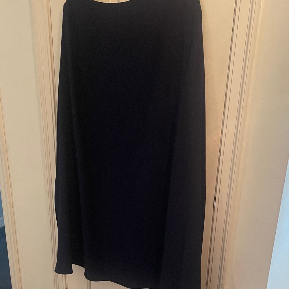 Ralph Lauren Navy Cape Dress NWT - Picture 2 of 8